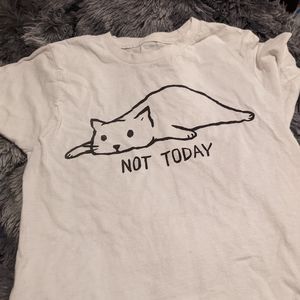 Not Today Cat Shirt